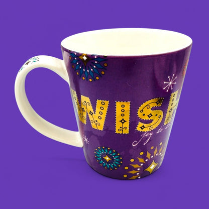 Starbucks Vintage 2006 Holiday Collection Mug WISH Joy to the World – Seasonal Replacement Mug