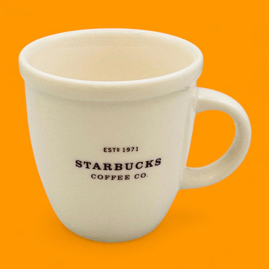 Starbucks Vintage 2006 Demitasse Cup / Mini Mug 3 oz – RARE Beige