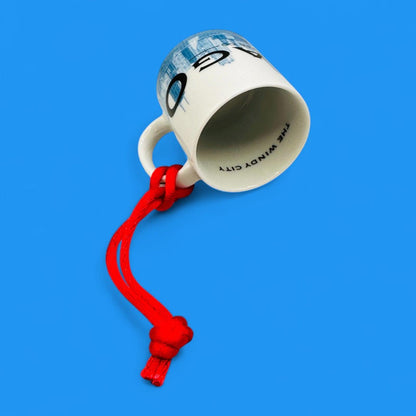 Starbucks Vintage 2002 Skyline Series Chicago Mini Coffee Mug Christmas Tree Ornament – Seasonal