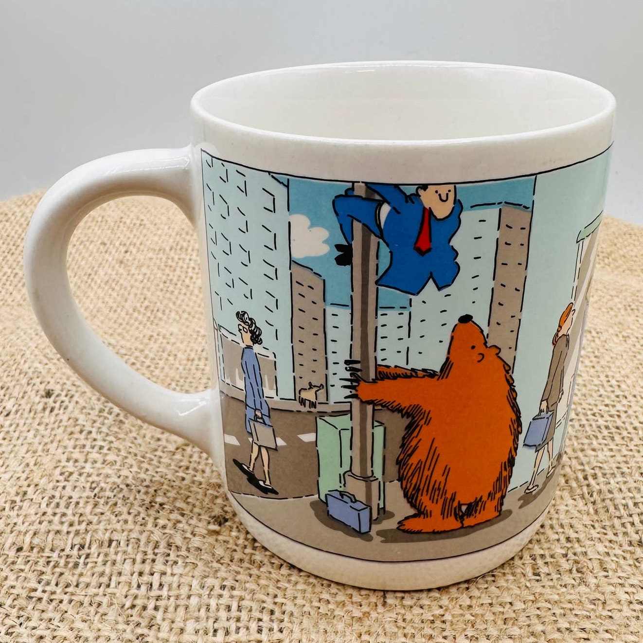 Vintage Funny Cartoon The Wilds of Canada Coffee Mug