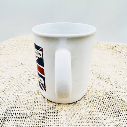 Vintage Union Jack Britain London Mug