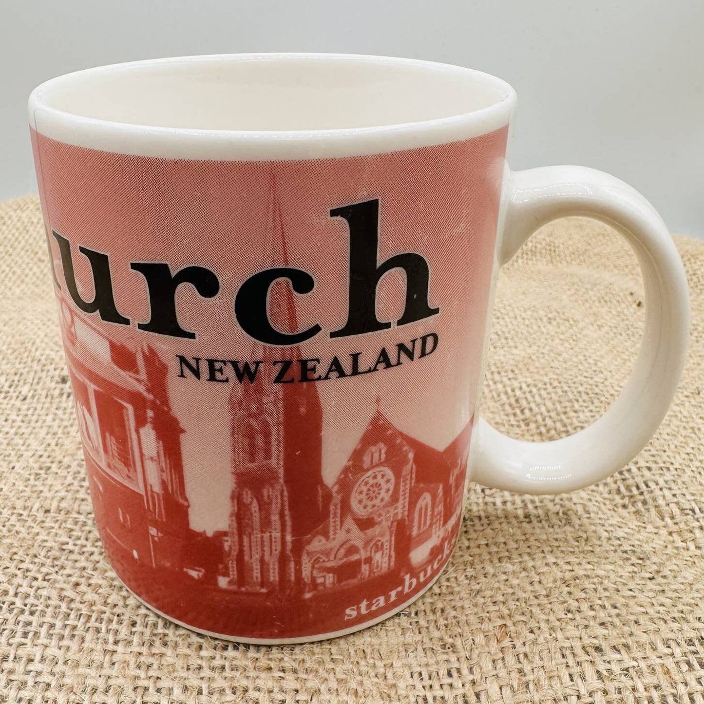 VERY RARE 1994: Starbucks Christchurch City Mug Collector Series