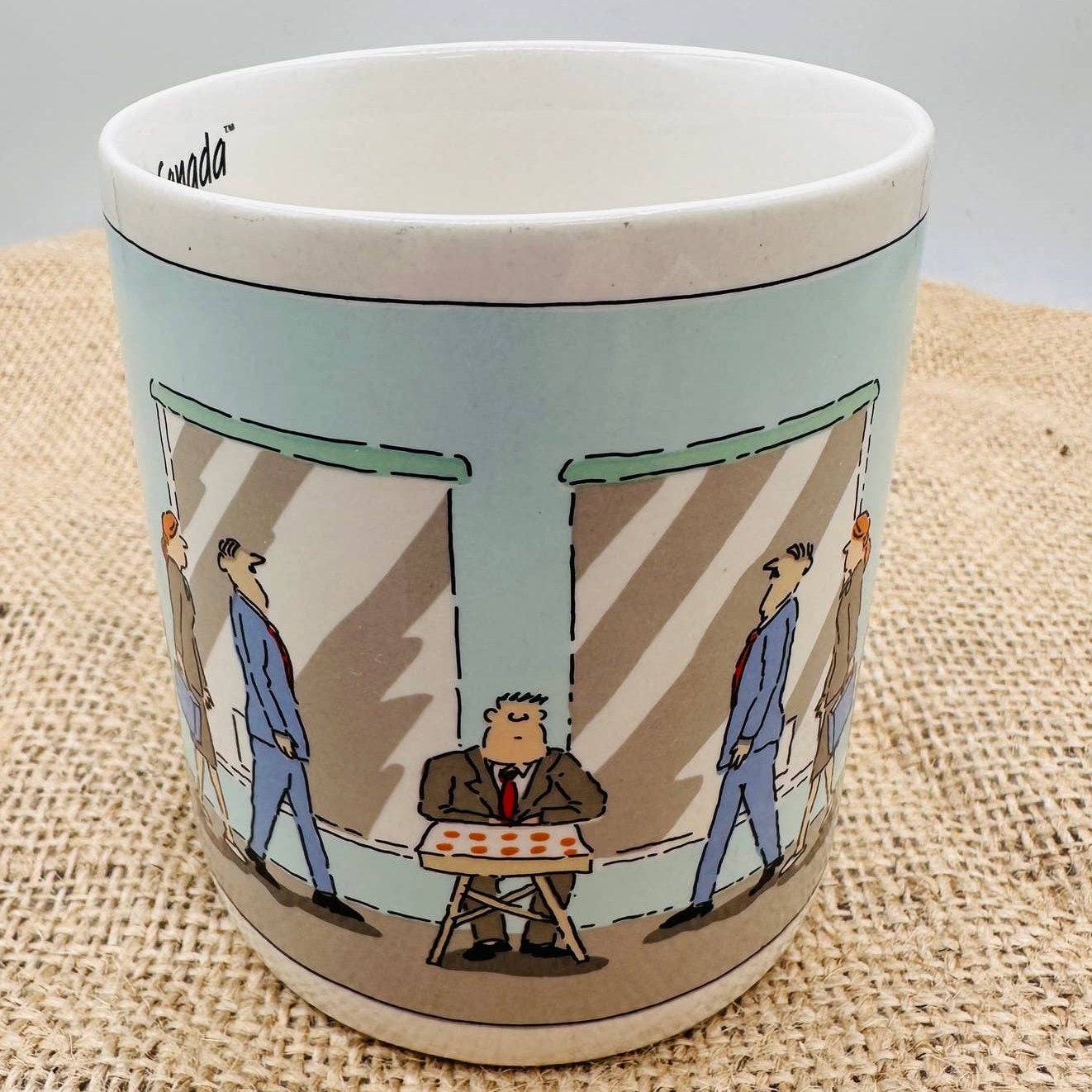 Vintage Funny Cartoon The Wilds of Canada Coffee Mug