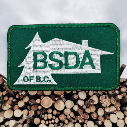 Vintage Logging Patch - Embroidered Forestry Patch New Old Stock