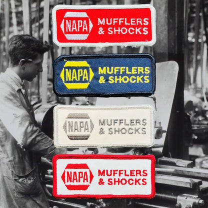 NAPA Mufflers & Shocks - 1990's Vintage Embroidered Patches
