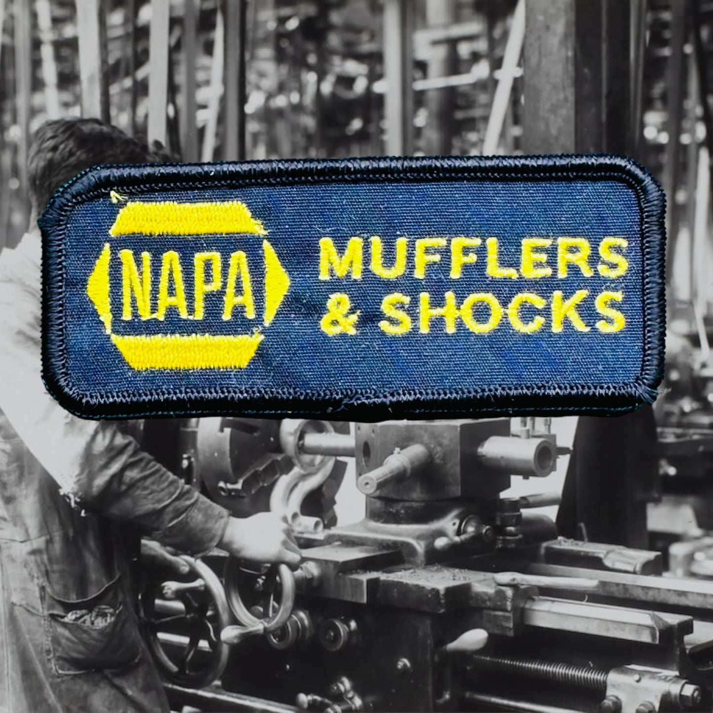 NAPA Mufflers & Shocks - 1990's Vintage Embroidered Patch