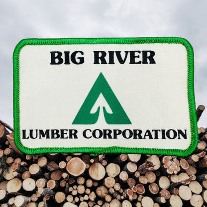 Vintage Logging Patch - Embroidered Forestry Patch New Old Stock