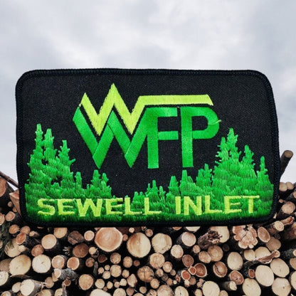 Vintage Logging Patch - Embroidered Forestry Patch New Old Stock
