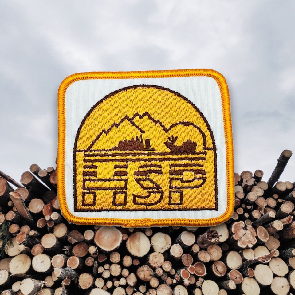 Vintage Logging Patch - Embroidered Forestry Patch (New Old Stock)