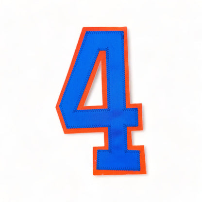 Embroidered Jersey Number 8" - Vintage 1980's - Sweater Numbers