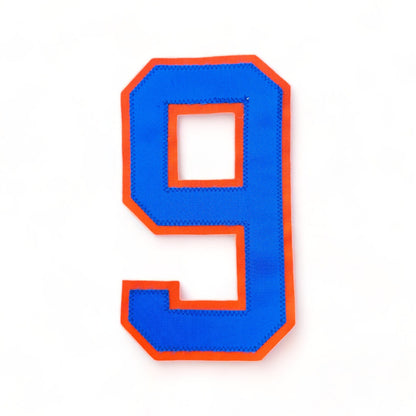 Embroidered Jersey Number 8" - Vintage 1980's - Sweater Numbers