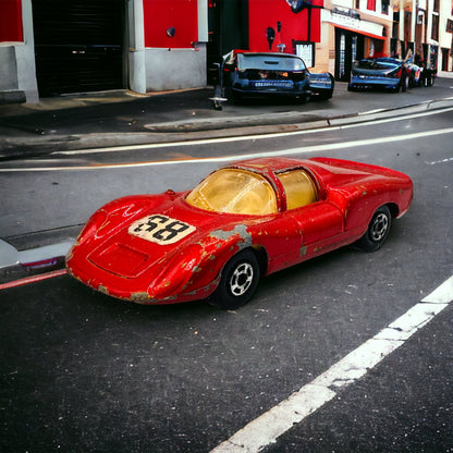 Iconic 1970 Red Superfast Porsche 910 Matchbox Series No 68