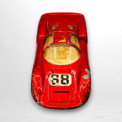 Iconic 1970 Red Superfast Porsche 910 Matchbox Series No 68