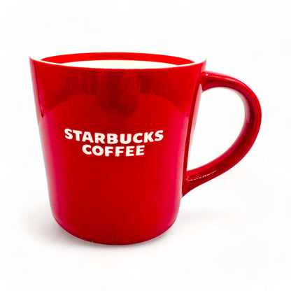 Starbuck Red and White Mug - Bone China - 16 Fl/Oz 2010