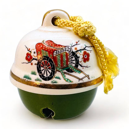 Vintage Japanese Kutani Ware Bell - Signed