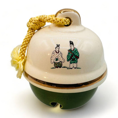 Vintage Japanese Kutani Ware Bell - Signed