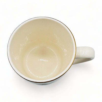 Vintage Gold Rimmed Peace River Alberta Canada Souvenir Mug - 1960's