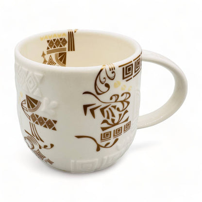Aztec Summer Gold Coffee Mug - Starbucks 2012