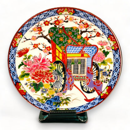 Vintage Japanese Tao Mei Imari Style Porcelain Gilt Plates - Japan - Japanese