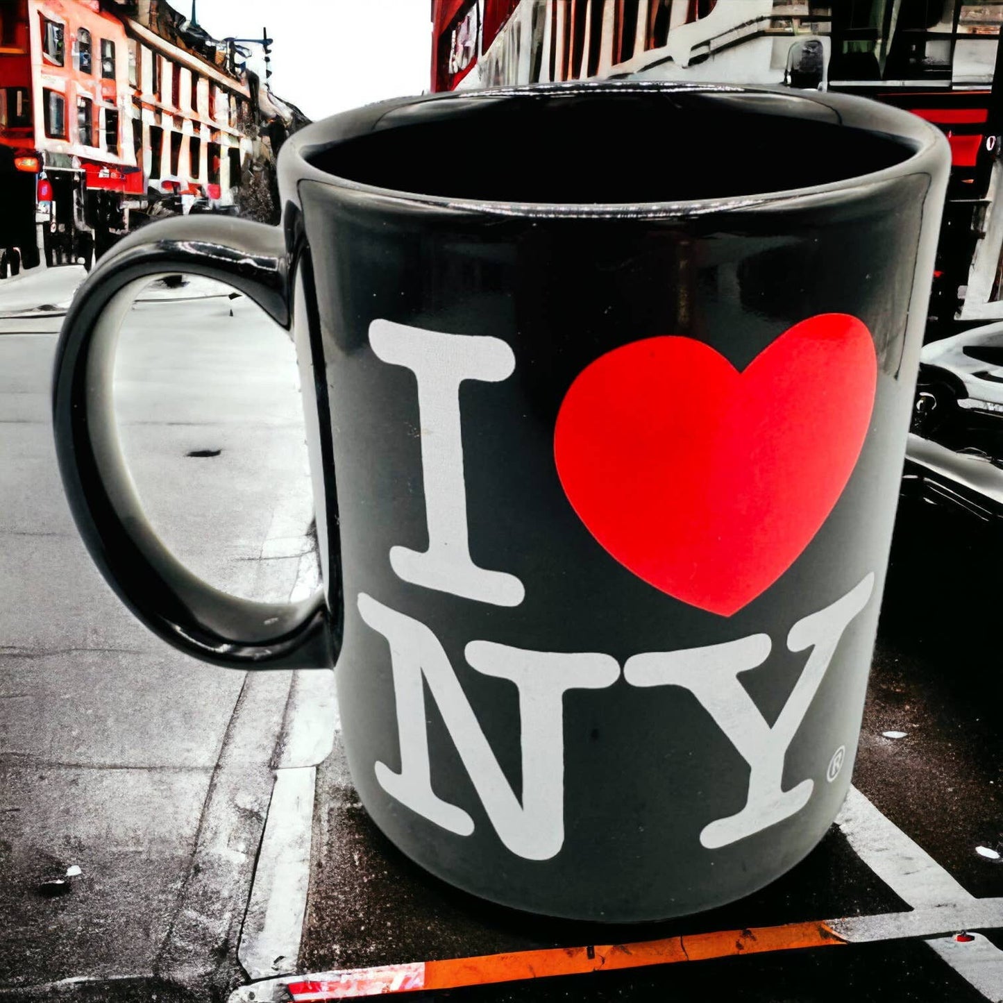 I Love NY York Black Mug - I Heart New York Iconic Mug