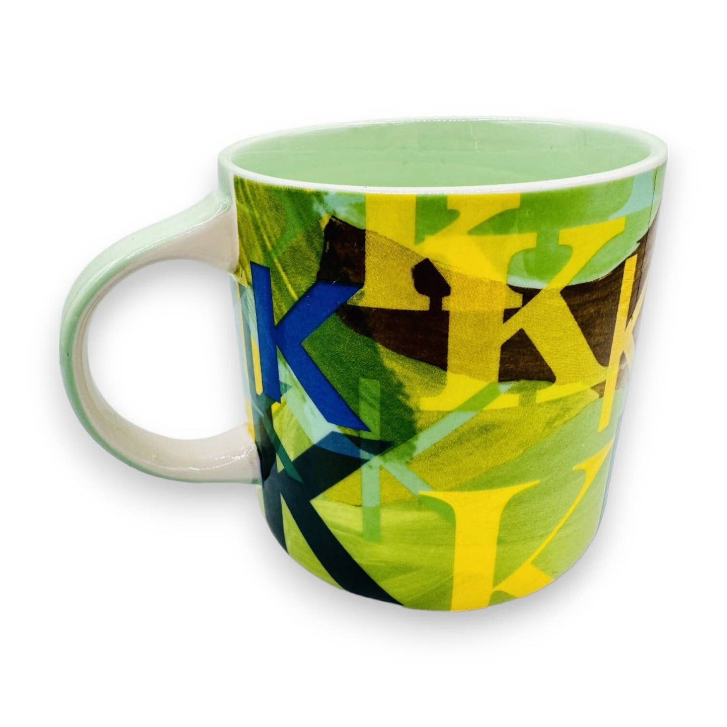 Anthropologie Letter Initial "K" Monogram Mug -