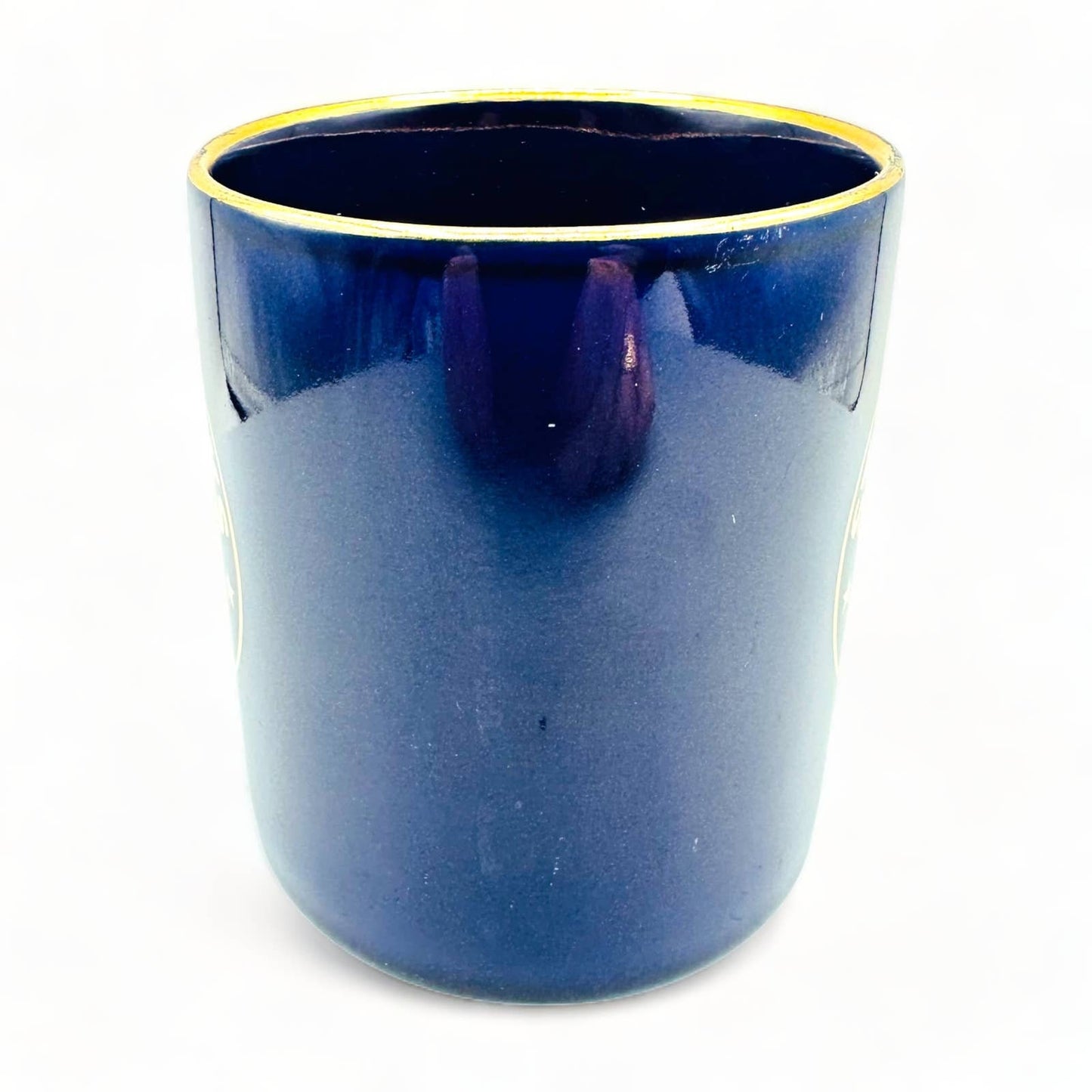 Blue & Gold Starbucks Mug - Vintage