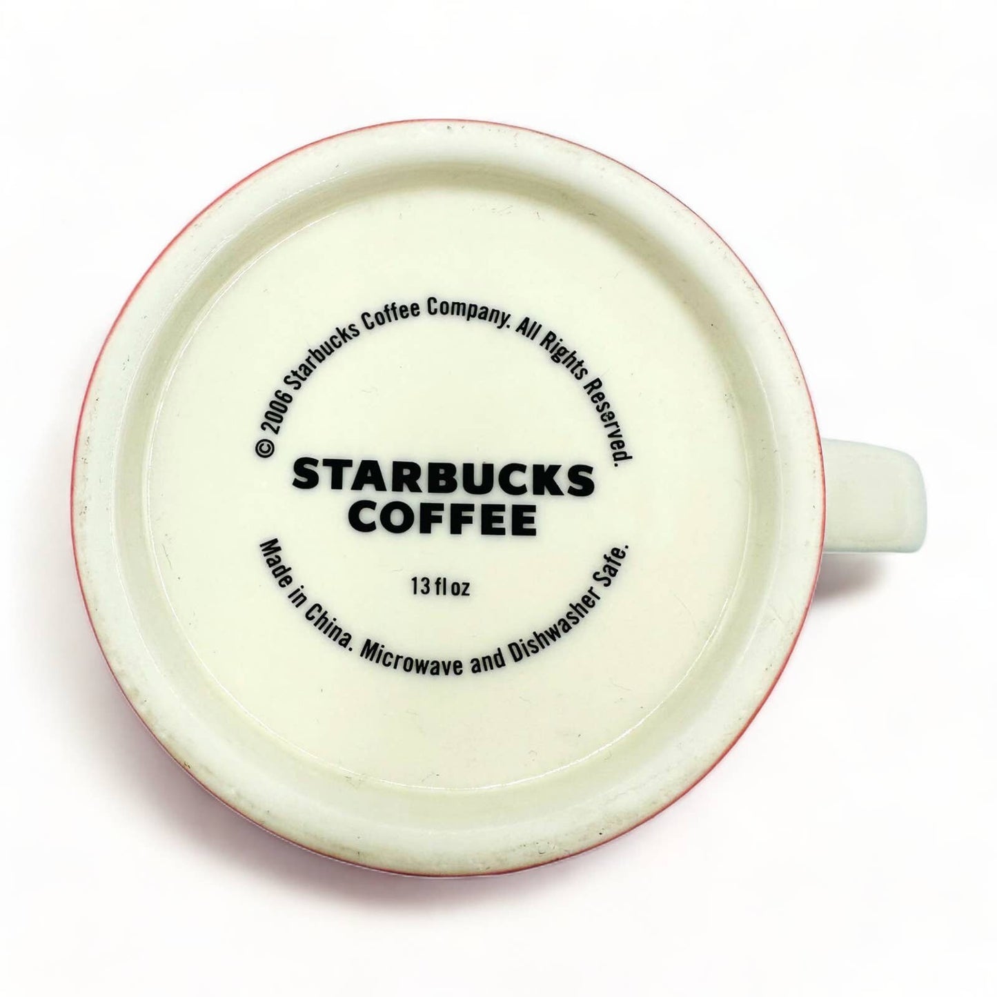 Starbucks Pink Polka Dots Ceramic Coffee Mug Cup 12 Oz, Pink