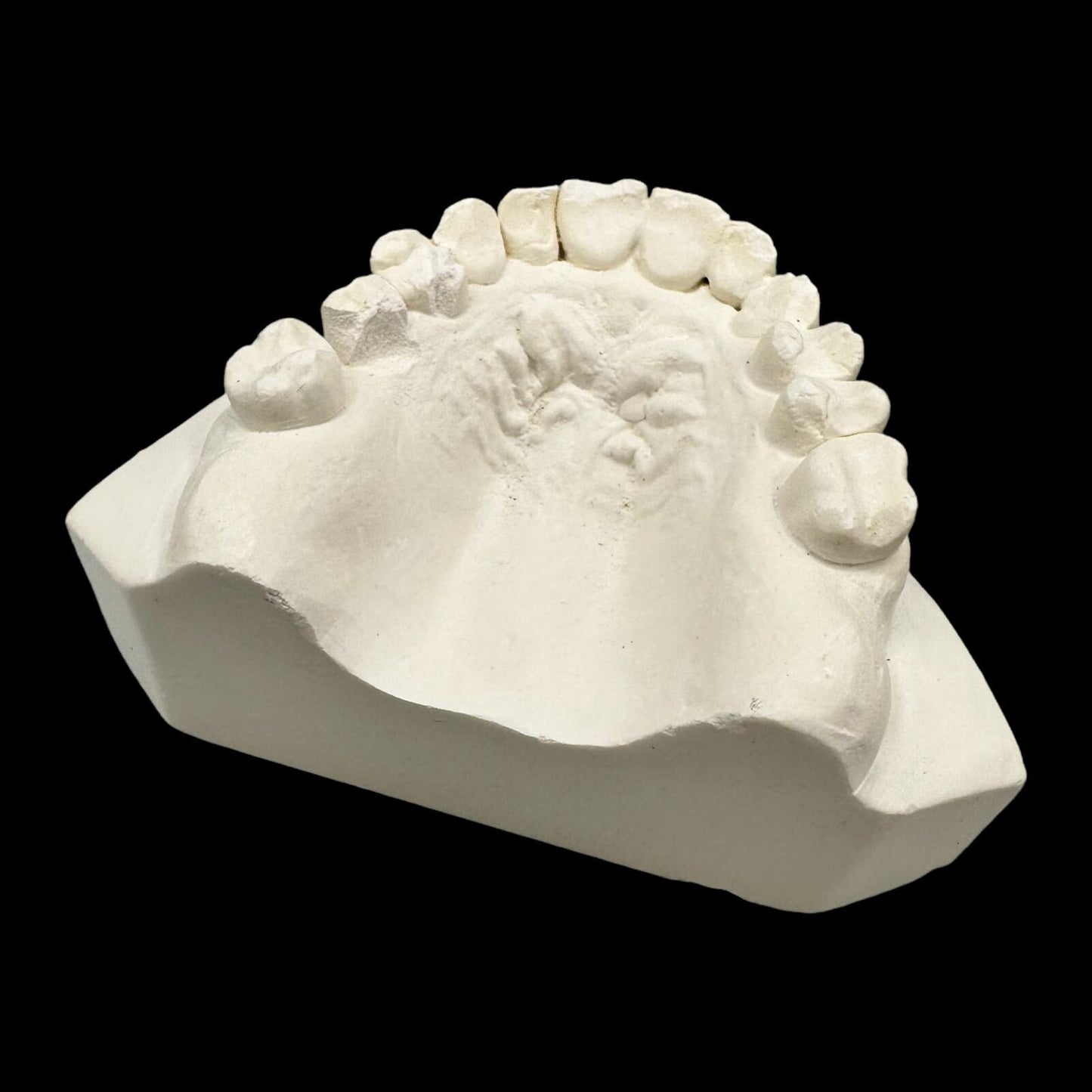 Vintage Plaster Dental Mold - Teeth Tooth Mold - Creepy Oddity - Dental Oddities