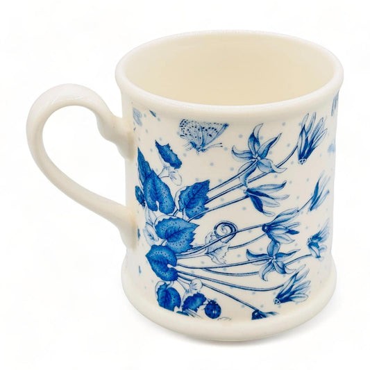 Portmeirion Bontanic Blue Tea Cup / Mug - Coffee Mug - Blue Botanical