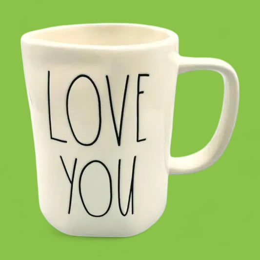Rae Dunn "Love You" Mug – Tall Artisan Ceramic Replacement Mug